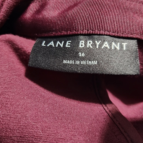 Lane Bryant Women's Burgundy Pant Suit - Picture 3 of 7
